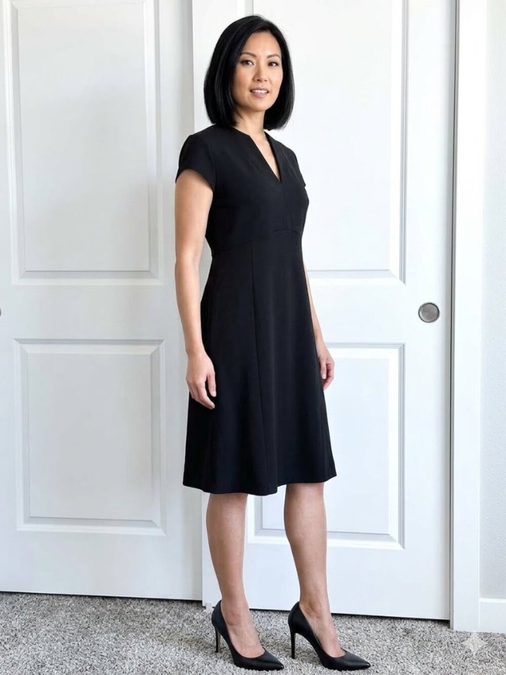 NWT J Jill black dress, size medium